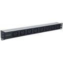 Intellinet 19&quot; 1U Rackmount 8-Output C19 Power Distribution Unit (PDU), With Removable Powe