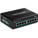 Trendnet TI-PG80B network switch Gigabit Ethernet (10/100/1000) Power over Ethernet (PoE) Black