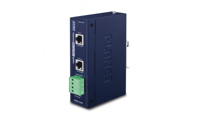 PLANET IPOE-162S network splitter Blue Power over Ethernet (PoE)