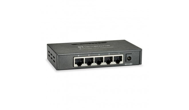 LevelOne GEU-0523 network switch Unmanaged Gigabit Ethernet (10/100/1000) Black