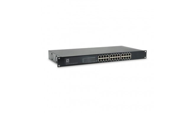 LevelOne 24-Port Gigabit PoE Switch, 802.3at/af PoE, 630W