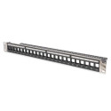 Digitus Modular Patch Panel for Keystone Jack 1U Rack Mount - Unloaded