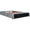 Inter-Tech IPC 2U-2412 Rack Black, Silver