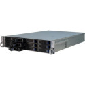 Inter-Tech IPC 2U-2412 Rack Black, Silver