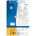 HERMA Labels transparent crystal-clear A4 210x297 mm transparent clear film glossy 25 pcs.