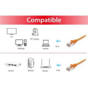 Equip Cat.6A S/FTP Patch Cable, 10m, Orange