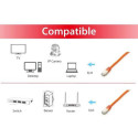Equip Cat.6A Platinum S/FTP Patch Cable, 5.0m, Orange