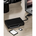 ICY BOX IB-CR401-C3 card reader USB 3.2 Gen 1 (3.1 Gen 1) Type-C Black