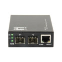 LevelOne RJ45 to SFP Gigabit Media Converter Switch, 2 x SFP, 1 x RJ45