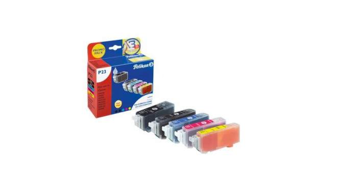 Pelikan P23 ink cartridge 5 pc(s) Black, Cyan, Magenta, Yellow