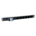 Equip 333312 power distribution unit (PDU) 6 AC outlet(s) 1U Black