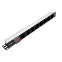 Equip 8-Outlet German Power Distribution Unit, Aluminum Shell