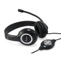 Equip 245301 headphones/headset Wired Head-band Calls/Music USB Type-A Black