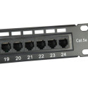 Equip 24-Port Cat.5e Unshielded Patch Panel, Black