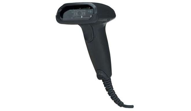 Manhattan Long Range CCD Handheld Barcode Scanner, USB, 500mm Scan Depth, Cable 1.5m, Max Ambient Li