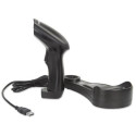 Manhattan Wireless Linear Handheld CCD Barcode Scanner, Bluetooth, 500mm Scan Depth, up to 80m effec