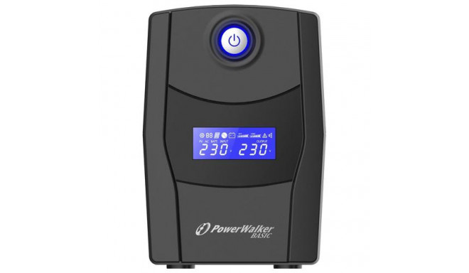 PowerWalker VI 800 STL uninterruptible power supply (UPS) Line-Interactive 0.8 kVA 480 W 2 AC outlet