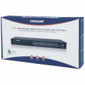 Intellinet 24-Port Network Switch, 24-Port (RJ45), Rackmount, Gigabit, 4 SFP, Ethernet Web-Smart, 10