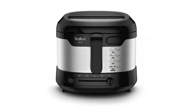 Tefal Uno FF215D Single Stand-alone 1600 W Deep fryer Black, Stainless steel