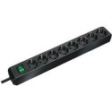 Brennenstuhl 1159300018 power extension 3 m 8 AC outlet(s) Black