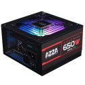 Azza PSAZ-650W(ARGB) power supply unit 20+4 pin ATX ATX Black