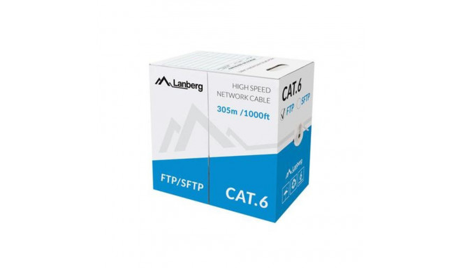Lanberg LCF6-11CU-0305-S networking cable Grey 305 m Cat6 F/UTP (FTP)