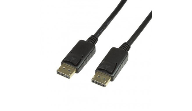 LogiLink CV0076 DisplayPort cable 7.5 m Black