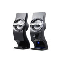 Audiocore AC805 loudspeaker 2-way Black, Silver Wired 3 W