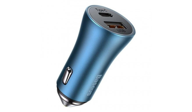 Baseus CCJD-03 mobile device charger Universal Blue Cigar lighter Fast charging Auto