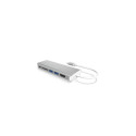 ICY BOX IB-DK4034-CPD Wired USB 3.2 Gen 1 (3.1 Gen 1) Type-C Silver, White