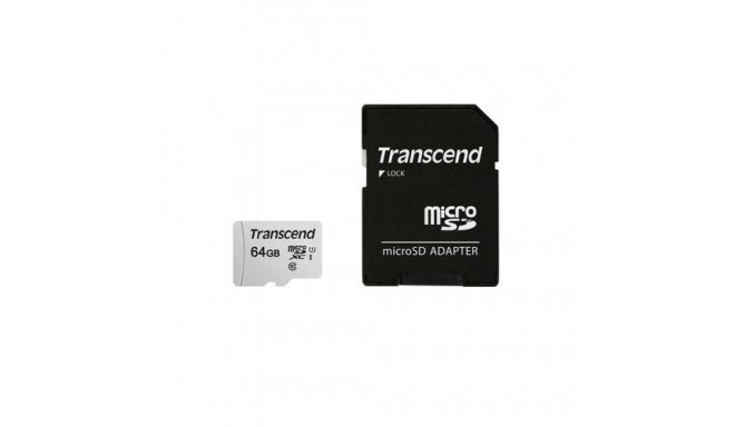 Transcend microSD Card SDXC 300S 64GB with Adapter