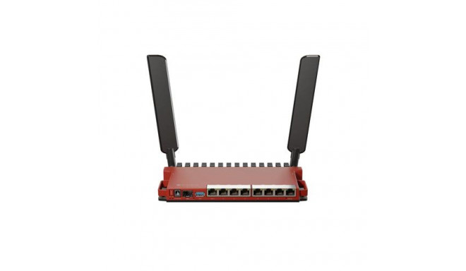 Mikrotik L009UiGS-2HaxD-IN wireless router Gigabit Ethernet Single-band (2.4 GHz) Red