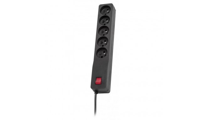 LESTAR ZX 510 G-A K.:CZ 5,0M surge protector Black 5 AC outlet(s) 230 V 5 m