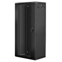 Lanberg WF01-6427-10B rack cabinet 27U Wall mounted rack Black