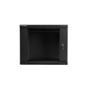 Lanberg WF01-6409-10B rack cabinet 9U Wall mounted rack Black