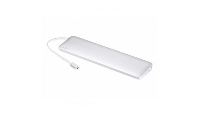 ATEN USB-C Multiport Dock with Power Pass-Thr