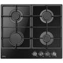 Amica PGCA6100APB hob Black Built-in 59 cm Gas 4 zone(s)