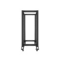 Lanberg OR01-6827-B rack cabinet 27U Freestanding rack Black