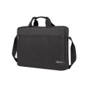 NATEC Wallaroo laptop case 39.6 cm (15.6") Briefcase Black
