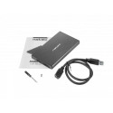 NATEC NKZ-0941 storage drive enclosure HDD/SSD enclosure Black 2.5&quot;