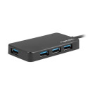 NATEC Moth USB 2.0 5000 Mbit/s Black