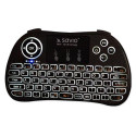 Savio KW-02 keyboard Universal RF Wireless QWERTY English Black