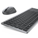 DELL KM7120W keyboard Mouse included Office RF Wireless + Bluetooth QWERTY US International Grey, Ti