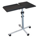 Techly Universal Adjustable Trolley for Notebook Projector, Black