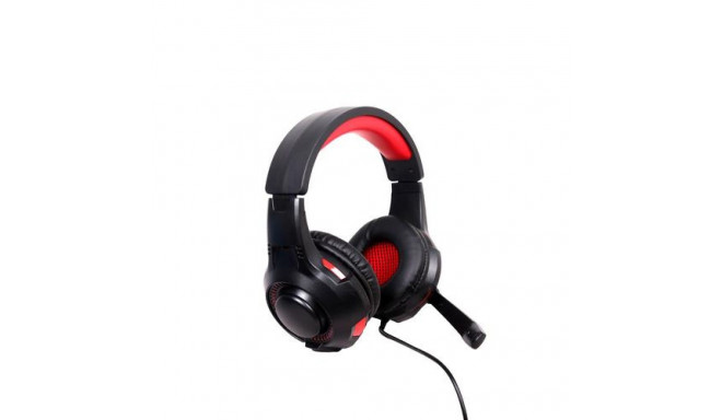 Gembird GHS-U-5.1-01 headphones/headset Wired Head-band Gaming Black, Red