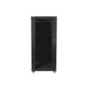 Lanberg FF01-6627-12B rack cabinet 27U Freestanding rack Black