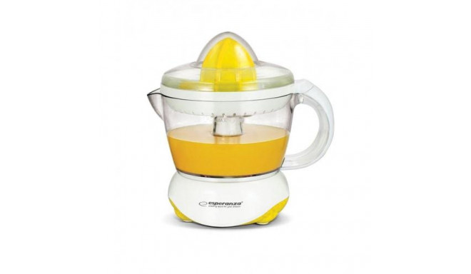 Esperanza EKJ001Y electric citrus press 0.7 L 25 W White, Yellow