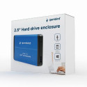 Gembird EE2-U3S-2-B storage drive enclosure HDD enclosure Blue 2.5&quot;