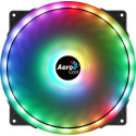Aerocool DUO20 PC Fan 20cm ARGB LED Dual Ring Antivibration 6 Pins Black