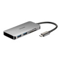 D-Link DUB-M610 notebook dock/port replicator Wired USB 3.2 Gen 1 (3.1 Gen 1) Type-C Aluminium, Blac